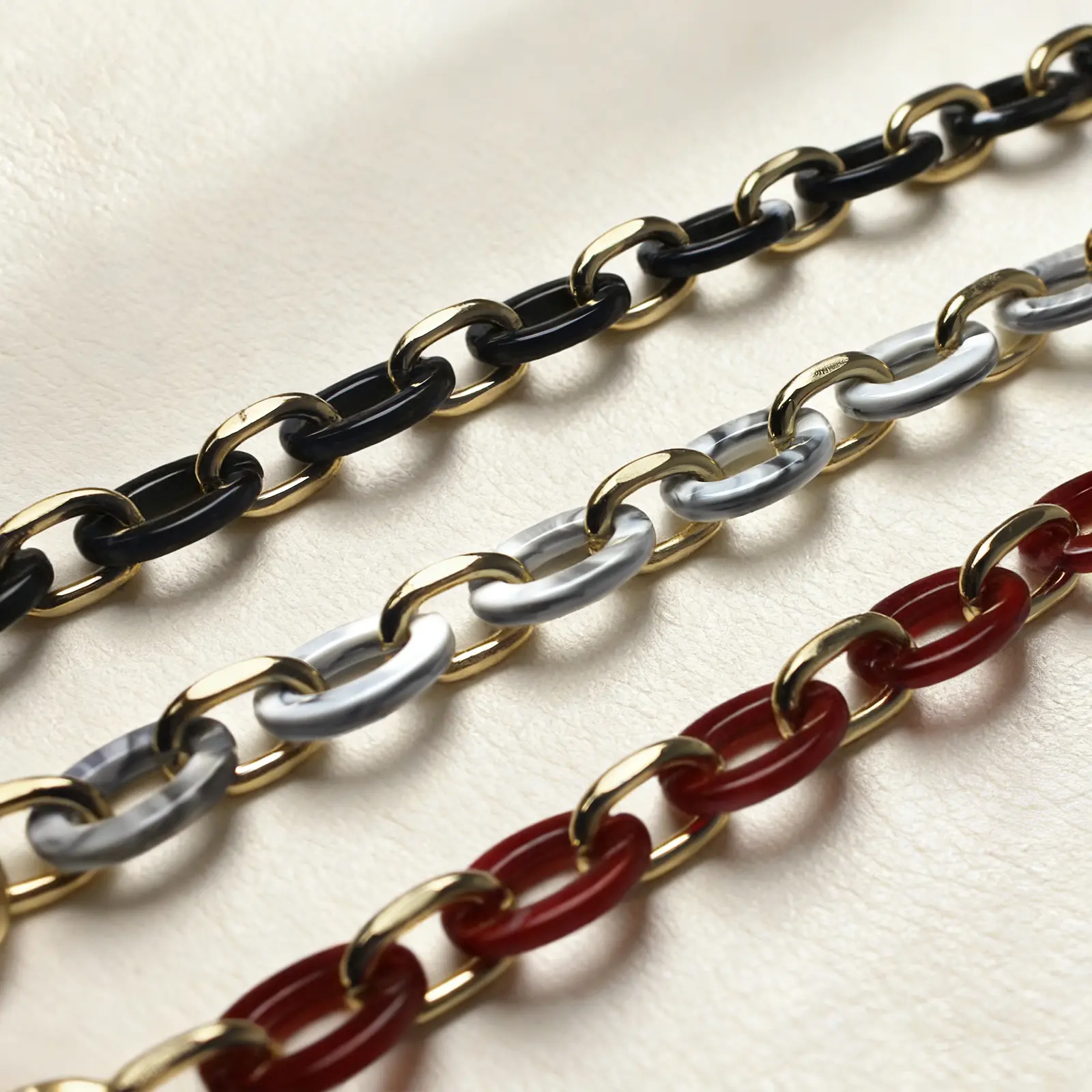 CHERUBEL Bag Chain, Adjustable Metal Replacement Strap for Handbags and Crossbody Purses, Women's Classic Solid Color Purse Accessory, Chain For Purse