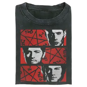 Supernatural Team Free Will Graphic Tee, Dean, Sam & Castiel Funny Shirt, Valentine Days Gift For Men & Women, Crew Neck, Trending T-shirt/*-