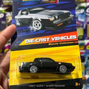 Black 1987 Buick Grand National  1:64 scale Diecast car