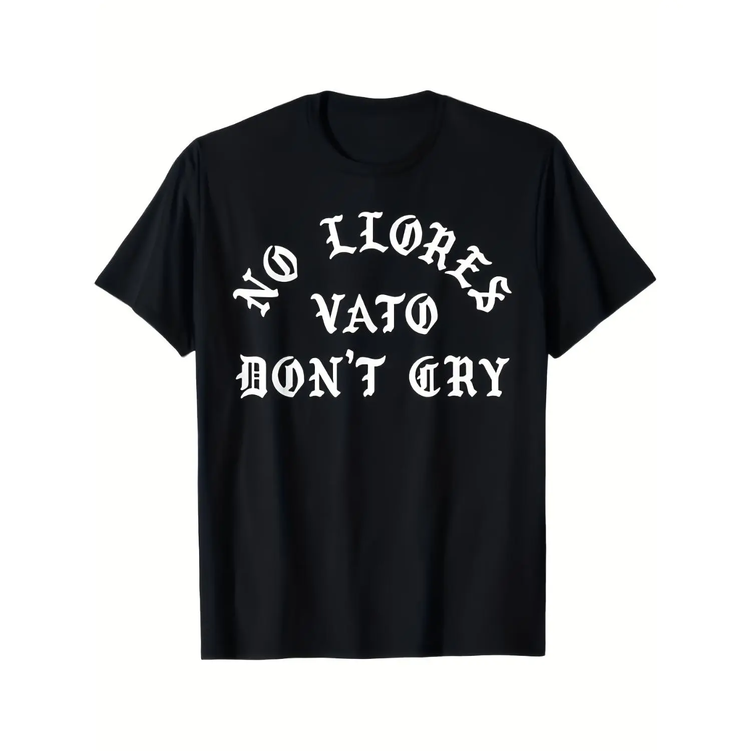 Women's Chicano Style Tshirt - Breathable Cotton, Crew Neck Short Sleeve, Black with White Bold Spanish Lettering, Durable Stitching, Comfort Fit Normal Type Casual Streetwear, S-XXXXXL Sizes, Mexican American Pride Graphic Top, Black With White Print