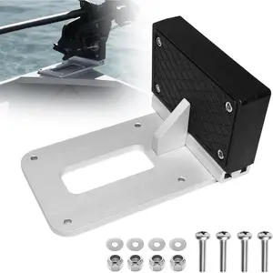 Universal Kayak Trolling Motor Mount Transom Bracket[Fit Flat Stern Kayaks, Heavy Duty Stable Motor Holder, Easy Installation] Only for Electric Trolling Motors, Not for Any Outboard Engines2026