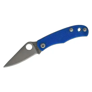 SPYDERCO BUG G-10 1.27" BLUE Folding Multifunctional Knife Camping Outdoor