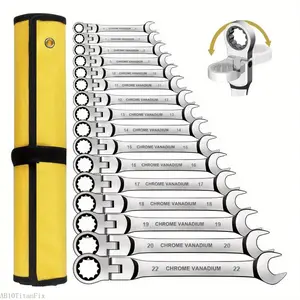 10mm 1PC Reversible Ratchet Wrench ToolAdjustable Torque + Movable Head Design, 10mm  Steel Wrench Helps You Easily Handle Sailboat Maintenance and Household Machinery RepairsAB10TitanFix