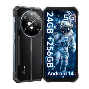 FOSSIBOT F109 Rugged Smartphone Unlocked 5G - 24GB RAM+256GB ROM Cell Phones, 10600mAh Battery, 6.745'' Dual Display Android 14 Dual SIM Phone, 50MP AI Camera, IP68/69K Waterproof Phone, NFC/OTG/GPS (NOT compatible with AT&T,Cricket,Verizon)