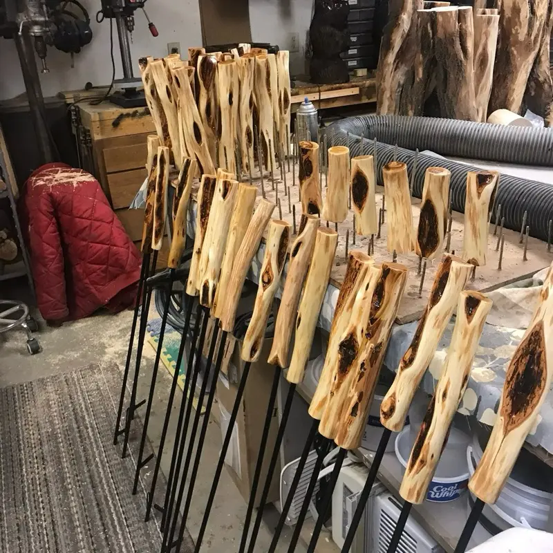 Diamond Willow Fire Poker