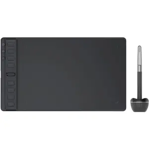 Inspiroy 2 Medium Drawing Tablet with Scroll Wheel 8 Customized  -Free Stylus 60? Tilt Support for Digital Art, Design, Sketch, 9x5inch Graphics Tablet, Black