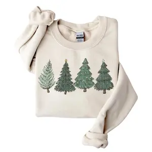 CuteChristmasTreeSweatshirt�CCozyHolidayCrewneckPullover�CWomen��sFestiveWinterSweater��gift��