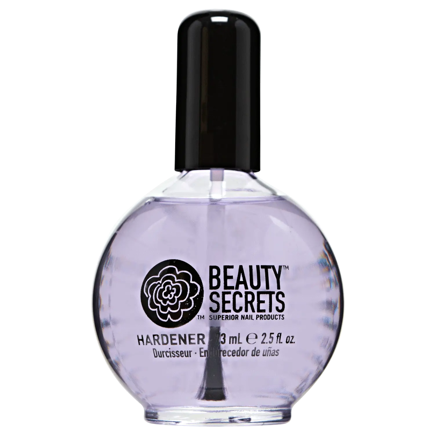 Beauty Secrets Nail Hardener & Thickener - Non-Toxic, Formaldehyde-Free, Toluene-Free High-Gloss Strengthening Top Coat Nail Care Treatment, Manicure, Nail Polish