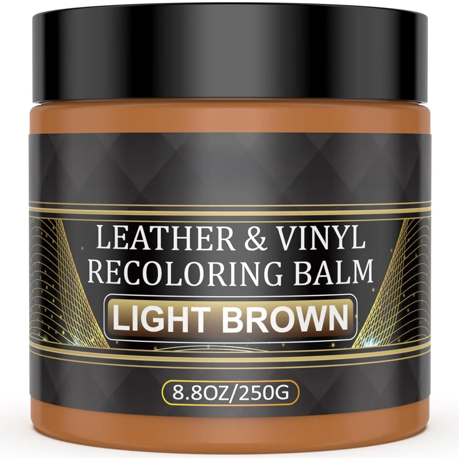 2025  Advanced Leather Recoloring Balm,Light Brown Leather Repair Kit for Furniture,Leather Dye Filler,Leather Color Restorer for Couches,Leather Scratch Remover for  Interior