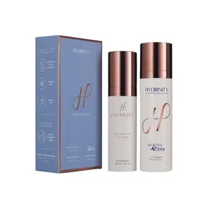 Hydrinity Restorative Kit: Hyacyn Active Purifying Mist & Restorative Hyaluronic Acid Serum for Soothing Moisture & Hydration - Non-Greasy, Non-Comedogenic Formula