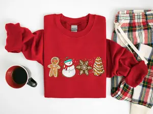 Christmas Gingerbread Cookie Sweatshirt, Gingerbread Sweatshirt, Christmas Cookie Shirt, Snowmen Shirt, Gingerbread Lover Sweatshirt