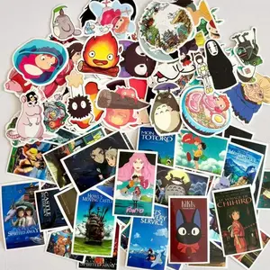 PVC Anime Water-proof Decorative Stickers Set Graffiti DIY Diy Decorative Home Car Decor