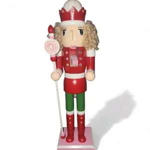 Handmade Queen Peppermint Nutcracker (Medium)