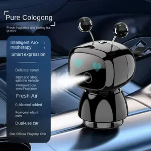 Car Air Vent Robot Aromatherapy Machine, Creative Car Aromatherapy, Car Intelligent Robot Aromatherapy Machine, car aromatherapy diffuser,adjustable car aroma diffuser, portable waterless car diffuser