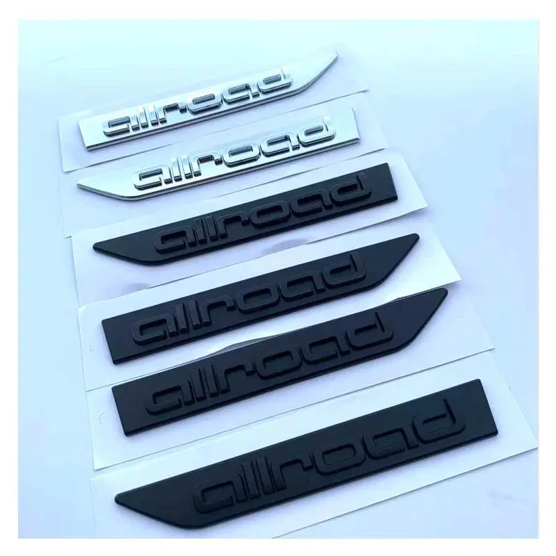 Allroad Fender Side Blade Emblems For AUDI B9