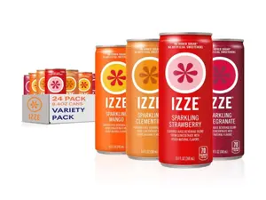 Sparkling Water Juice Beverage Blend, Dawn Variety Pack, Mango, Clementine, Strawberry, Pomegranate, No Sugar Added, 8.4 FL OZ, 24 Cans