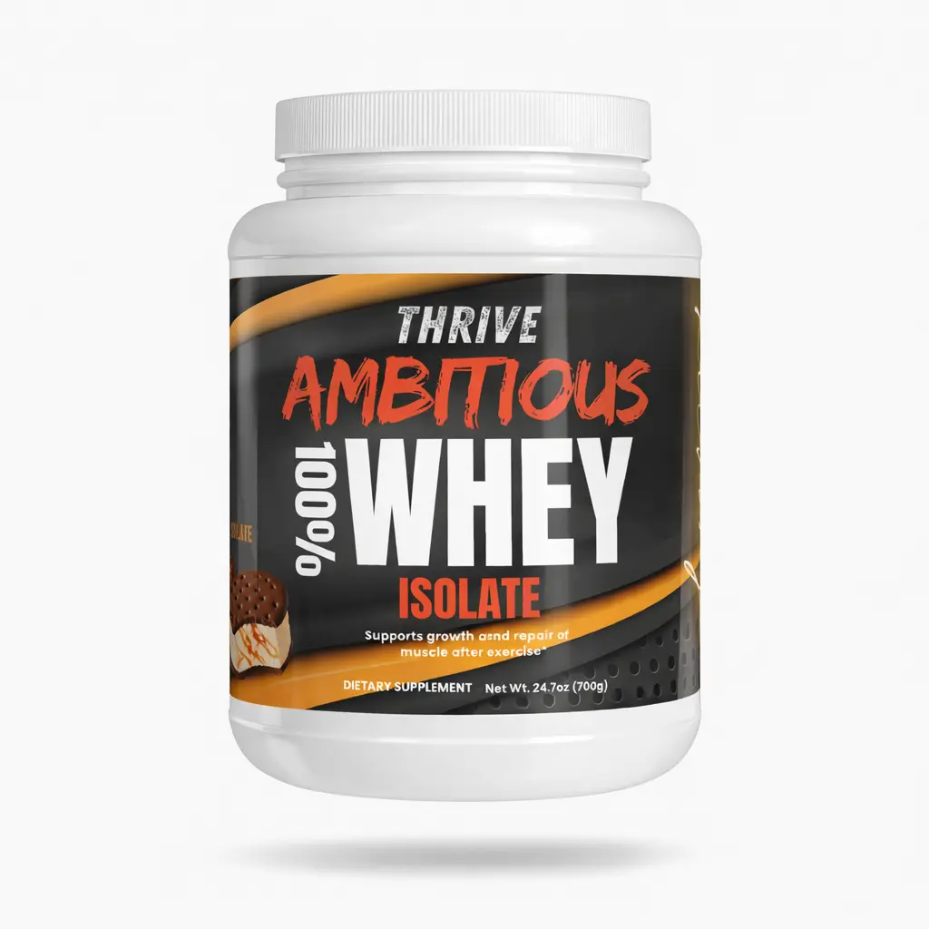 T.A. Whey Protein Powder - Chocolate Flavor, Health & Fitness Dietary Supplement for Muscle Support, Ideal for Adults