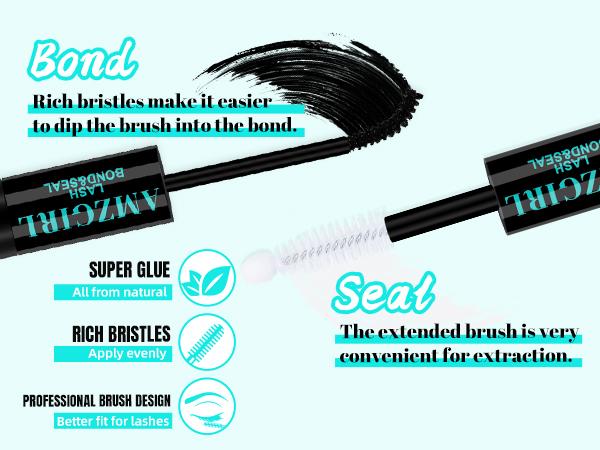 【Buy One Get One Free】AMZGIRL LASH 320 Clusters DIY Cluster Lash Extension Kit - Waterproof, Bond & Seal, 30D+40D Eyelashes, Makeup Cosmetic