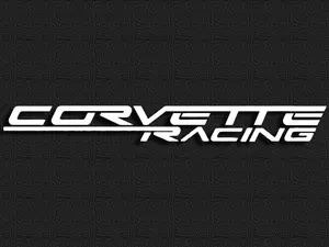 Corvette Racing Vinyl Decal - High-Quality Car Stickers for Racing Enthusiasts