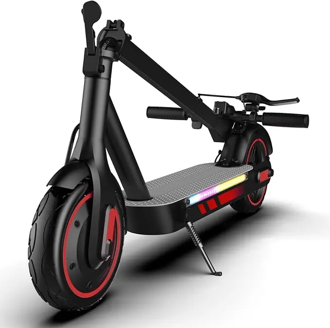 25MPH Electric Scooter Adults & Teens,  600W Motor, 35/45KM Long Range, E Scooter with 10 Tires,  Foldable Electric Scooter for Adults Powerful