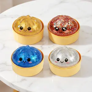 Viral Blind Box Expressive Dumpling Squishy • Funny Big Bun Fidget Toy • Unboxing Surprise Gift for Kids Adults