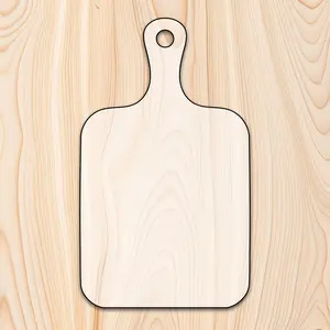 Statedwoods Supply Traditional Rounded Edge Cutting Board or Charcuterie Board Clear Acrylic Router Template