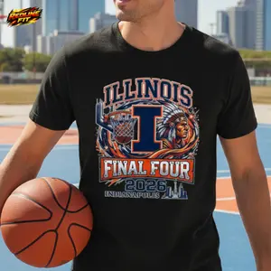 Illinois Final Four 2026 Indianapolis Basketball T-Shirt, Sweatshirt, Hoodie