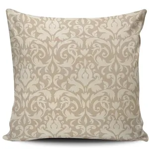 Throw Pillow Covers Case Beige Classic Damask Decorative Pillowcase Cushion Cover 22X22 inch Square Size Double Sided Design Printed Multi 22inchx22inch