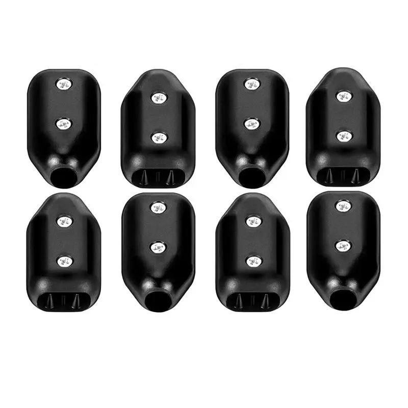8Pcs Rope Clamps, Reusable Rope Clamp 3/8 Inch Plastic Cord Connector Suitable for 7-8 mm Nylon or Braided Cord