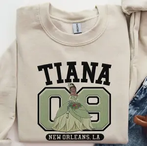 Tianaaa Princess And The Frog Sweatshirt, Retro Sweater, Girls Trip, World 2404 WGV