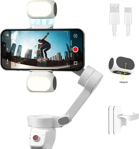 Light for DJI Gimbal Small Video Light for Gimbal - USB-C Rechargeable, 3 Modes, 10 Brightness Levels, Compact DJI Light Attachment