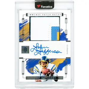 John Jefferson San Diego Chargers Autographed 2024 Panini Impeccable 3 Color Relic #IPA-JJN #51/99 Card - Fanatics Authentic Certified