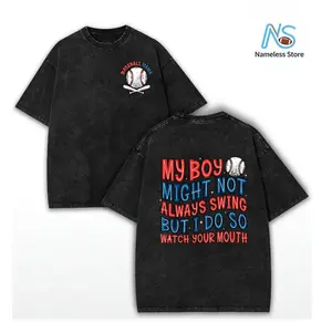 Baseball Mama Shirt My Boy Might Not Always Swing My Girl Might Not Always Swing Sports Mom Gift Funny Baseball Sayings Mom Gifts Top Womenswear