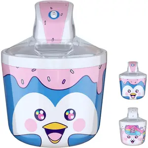 1.2 Quart Penguin Electric Ice Cream Maker Machine for  -  Countertop Ice Cream Machine for Homemade Soft Serve, Sorbet, Gelato, Frozen Yogurt - Fun & Easy Desserts for Families, Easy To Clean