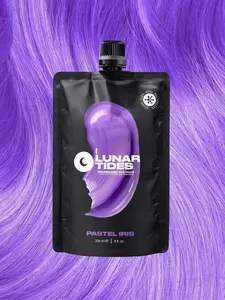 Lunar Tides Hair Color - Iris Purple Soft Pastel Semi-Permanent Hair Dye Vegan Cruelty-Free
