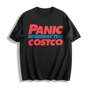 Panic At The Costco Tshirt, Funny Hot Dog Shirt, Funny Meme Shirt, Costco Graphic Tee Shirt Fit Top