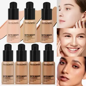 1PC Multi-color Liquid Foundation, Matte, Long-lasting Makeup, No Makeup Off or Drying, Moisturizing Foundation, Waterproof and Sweat-proof