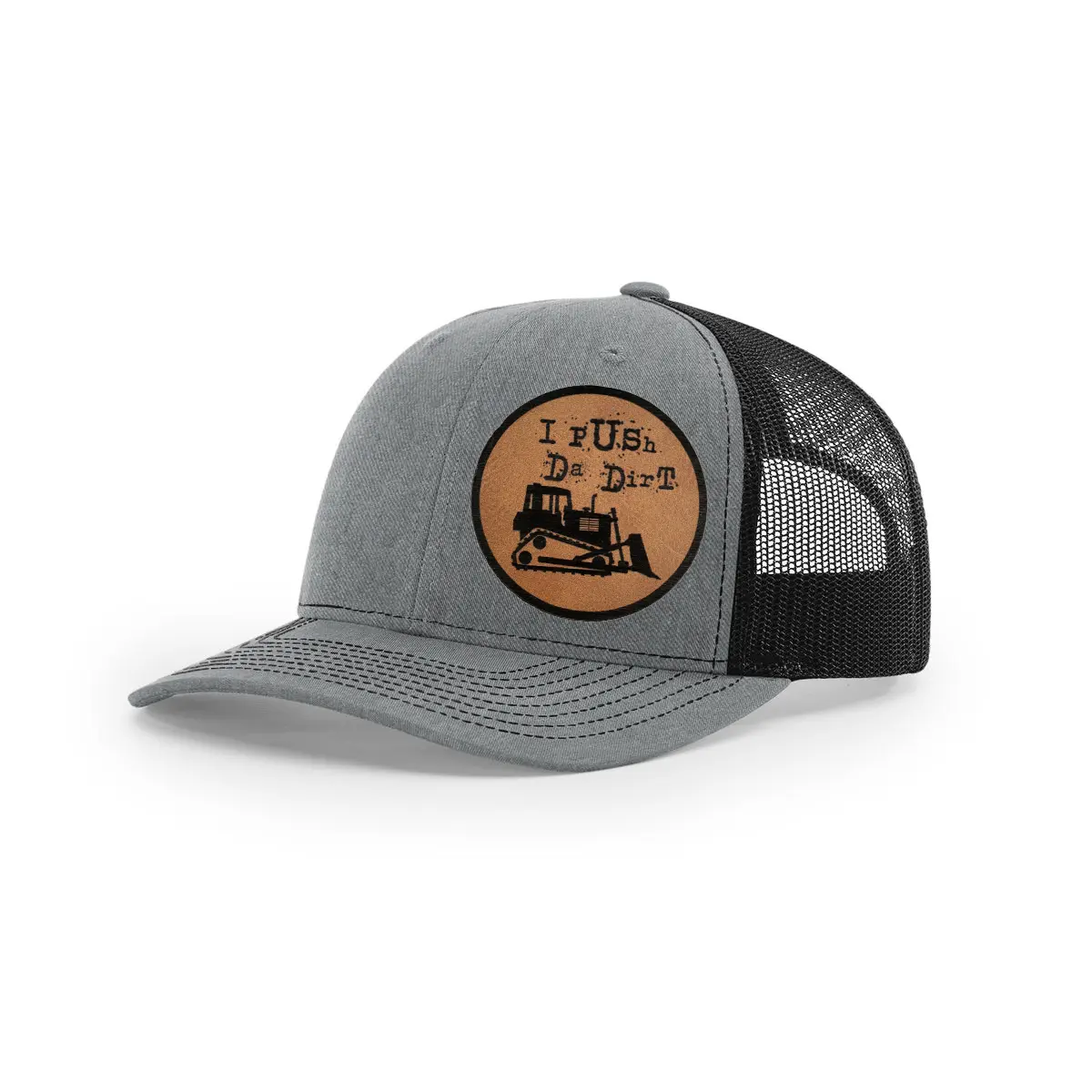 I Push Da Dirt Richardson 112 Snapback Trucker Hat – Ideal for Heavy Equipment Operators