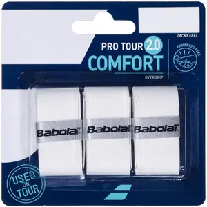 Pro Tour 2.0 Comfort Overgrip White (3-Pack)
