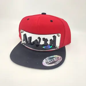 Red and Black Custom Snapback Hat – Laser Cut Graffiti Letters, Flat Bill, Adjustable Cap, Urban Streetwear, Made to Order, Exclusive Hip Hop Style