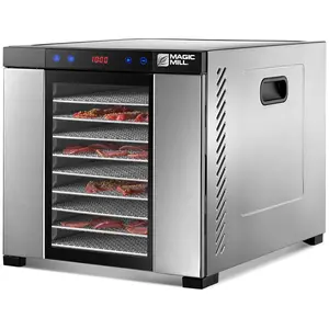 Magic Mill Food Dehydrator Machine 11 Stainless Steel Trays MFD-1010