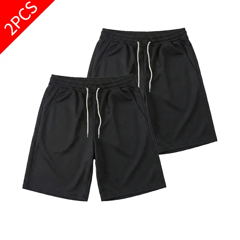 Simple Solid Drawstring Summer Shorts, essential shorts men, bottom clothes, clearance sale, fits for men, men shorts, summer mens clothing,back to school,back to school haul
