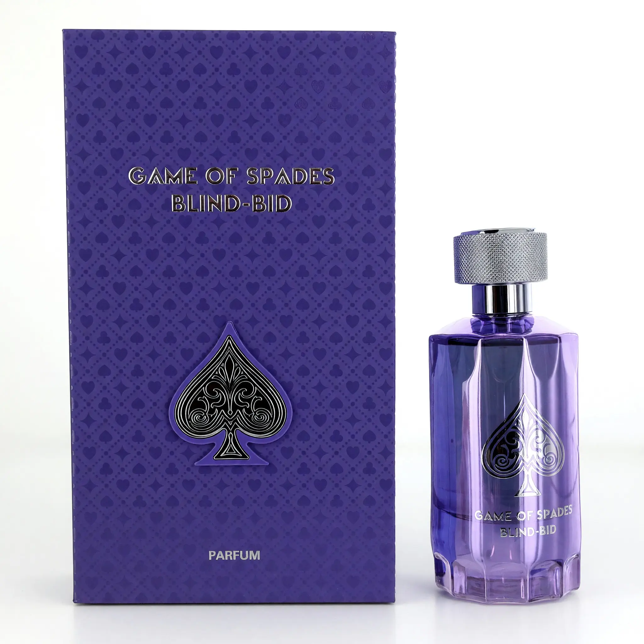 Unisex Aromatic Parfum Spray - Game of Spades Blind-Bid, 3.4 fl oz, with Fruity Litchi Blend, Floral Notes, Vanilla & Wood Accents, Floral Perfumes