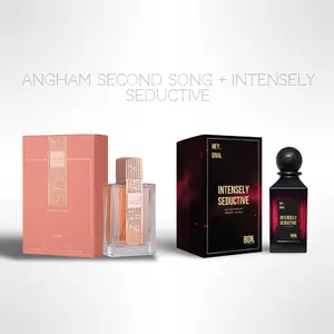 Angham Second Song by Lattafa 100ml + Intense Seductive 100ml – Eau de Parfum Set for Women
