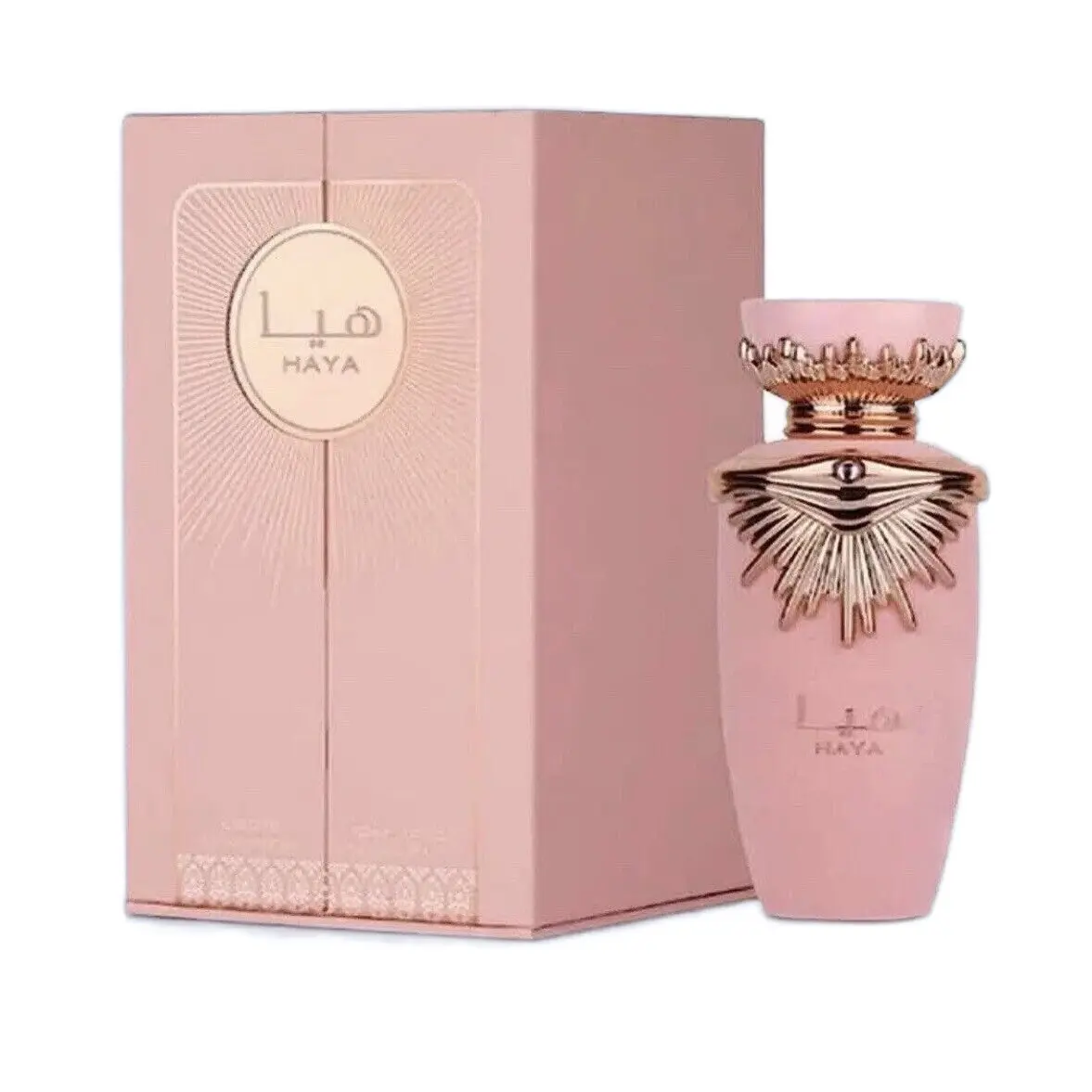 Haya By Lattafa Perfume Spray For Women EDP 3.4 OZ Floral Fragrance Blend Scented Jasmine Vanilla Aroma Cosmetic Cologne