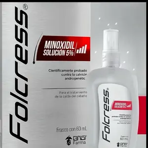 Folcress hair treatment oil 5% Minoxidal  60ml hair growth minoxidil hair bald spot Gentle Daily