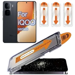 3pcs Fo iQOO 5 8 9 10 11 11s 12 13 Noe 3 5 se 5s 6 7 8 9 10 Pro Plus + Z1 Z1X Z3 Z5 Z6 Z6X X7 Z8 Z9 Z9X turbo Z10X U3 U3X U5X U5 U1 Tempered Glass Screen Protector for Iqoo Series, Ultra HD 9h Hardness, Bubble-Free Easy Install, Auto Alignment Technology