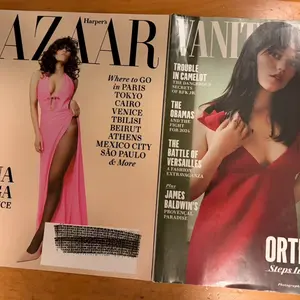 Jenna Ortega magazines (Vanity Fair 2024, Harper’s Bazaar 2025)