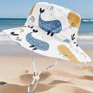 BHC25 Baby Sun Hat Baby Boy Hats Toddler Hat UPF 50+ Bucket Hat for Girls Infant Beach Hat with Wide Brim Caps