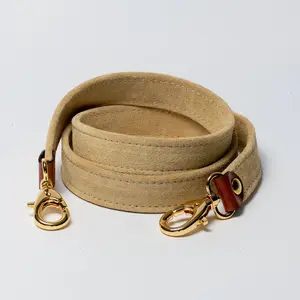 Suede Purse Strap Replacement in Tan